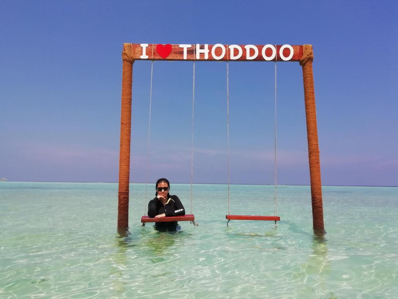 Hotel Aqua Oasis Thoddoo-Atoll Exterior foto